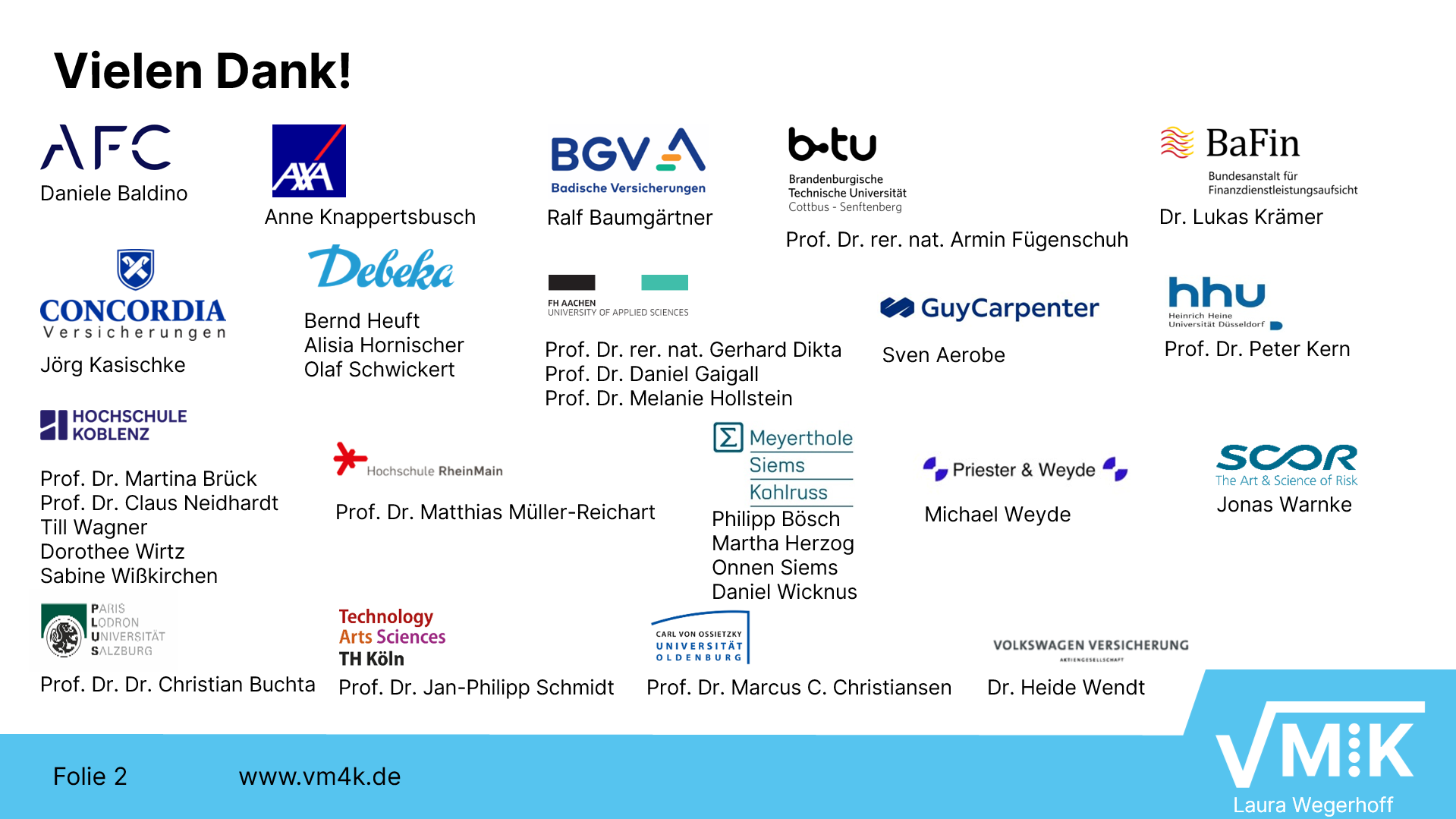 Teilnehmerinnen und Teilnehmer des 1. VM4K-Hochschuldialogs